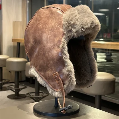 Rugged Aviator Hat with Ear Protection - Image 5